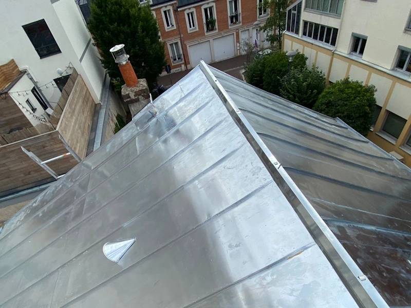 Couleur toit de zinc neuf