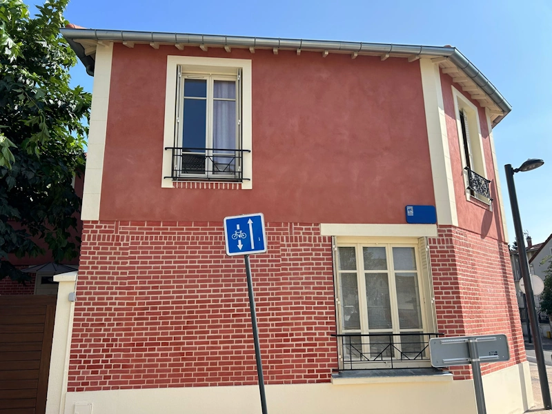 Renovation facade brique seine saint denis