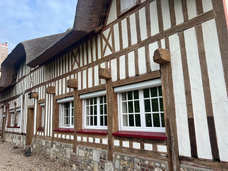 Rénovation d'un mur à colombages
