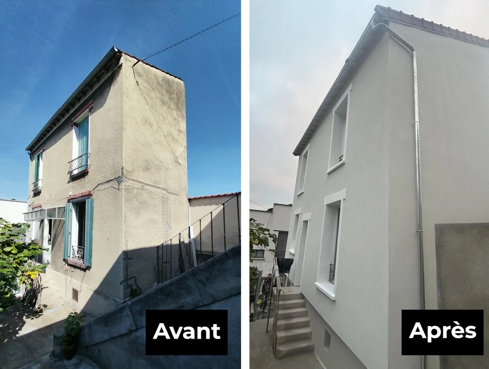 Ravalement de façade à Pantin (93500) ITE Pantin 93