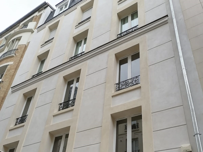 Travaux de ravalement de façade en copropriété