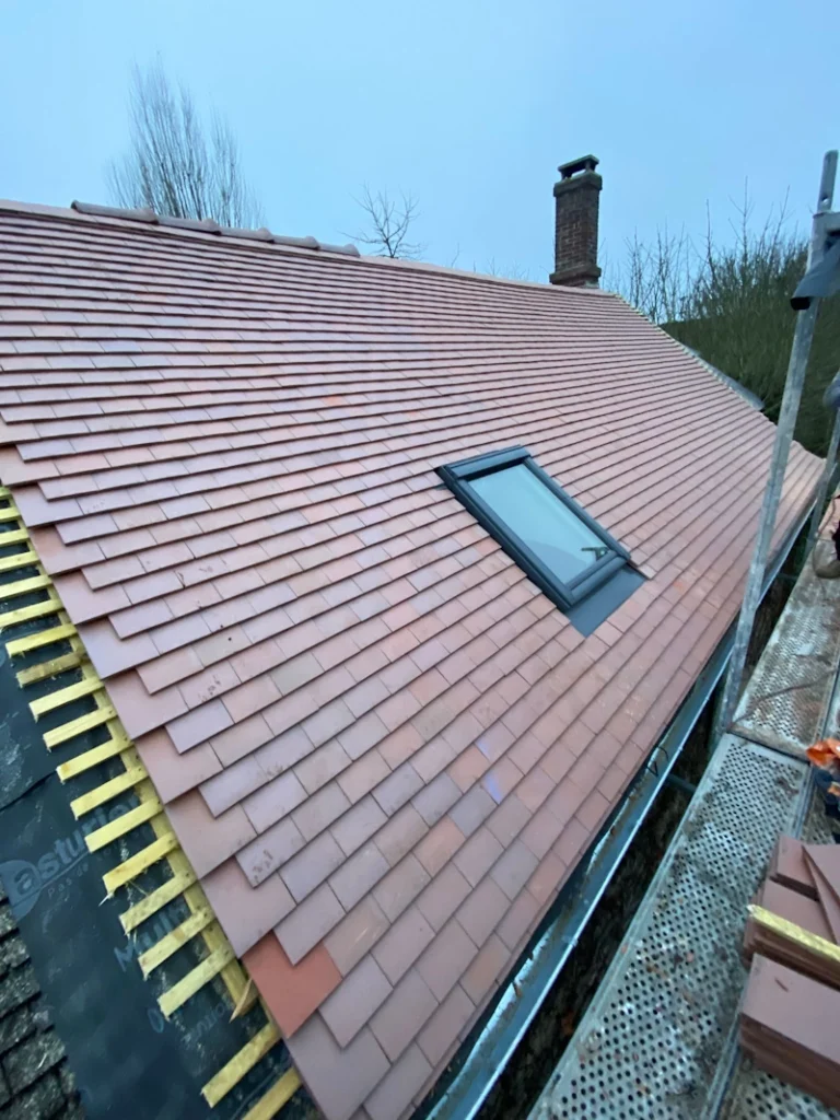 Renovation toiture tuiles plates yvelines