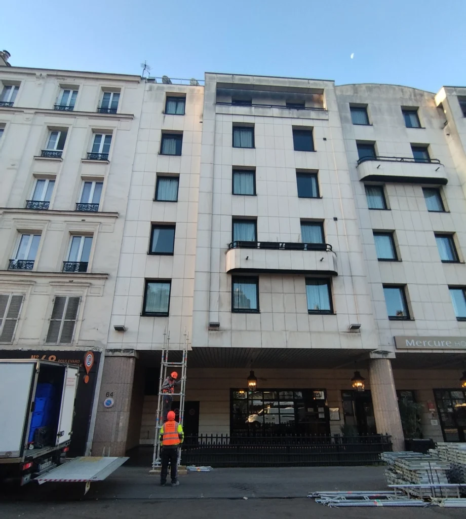 Ravalement hotel mercure paris tour eiffel