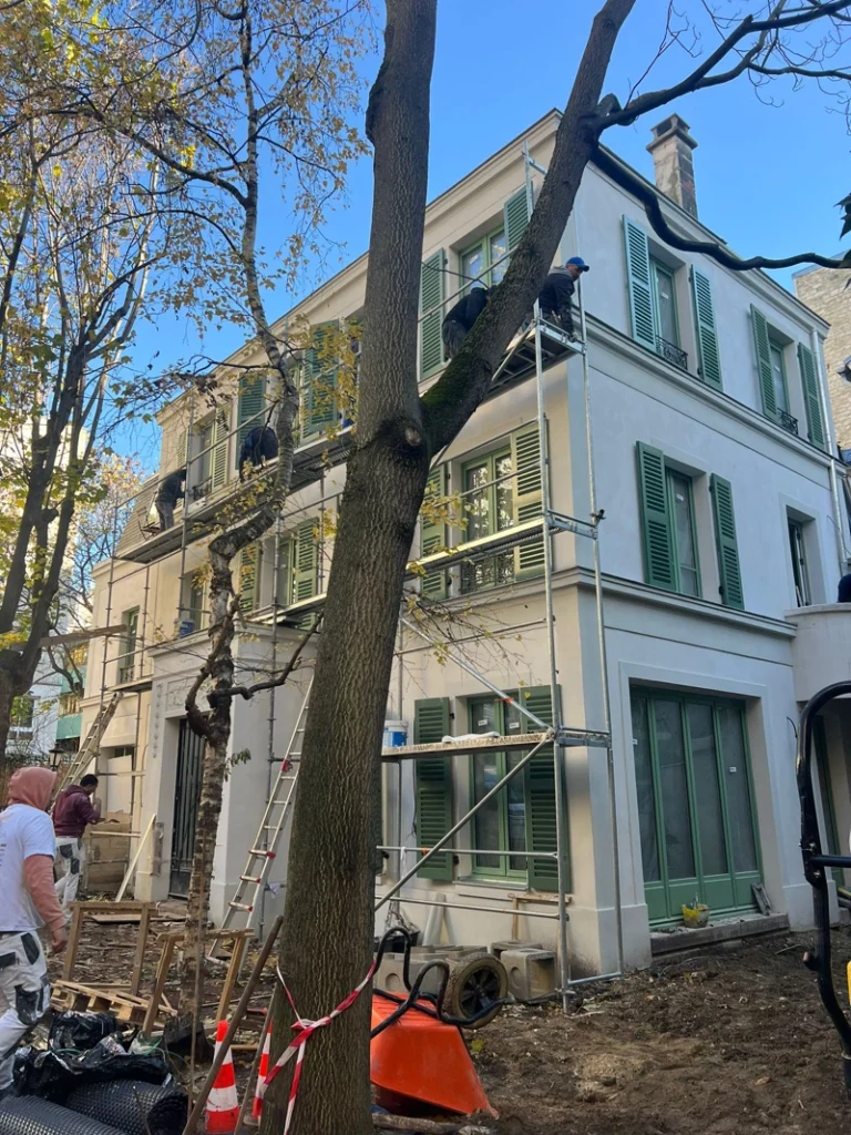 Renovation de facade paris 75016