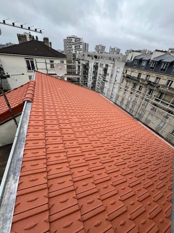 Renovation couverture hotel ibis paris crimee la villette