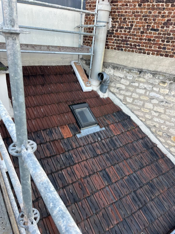 Renovation toiture tuiles mecaniques 19e