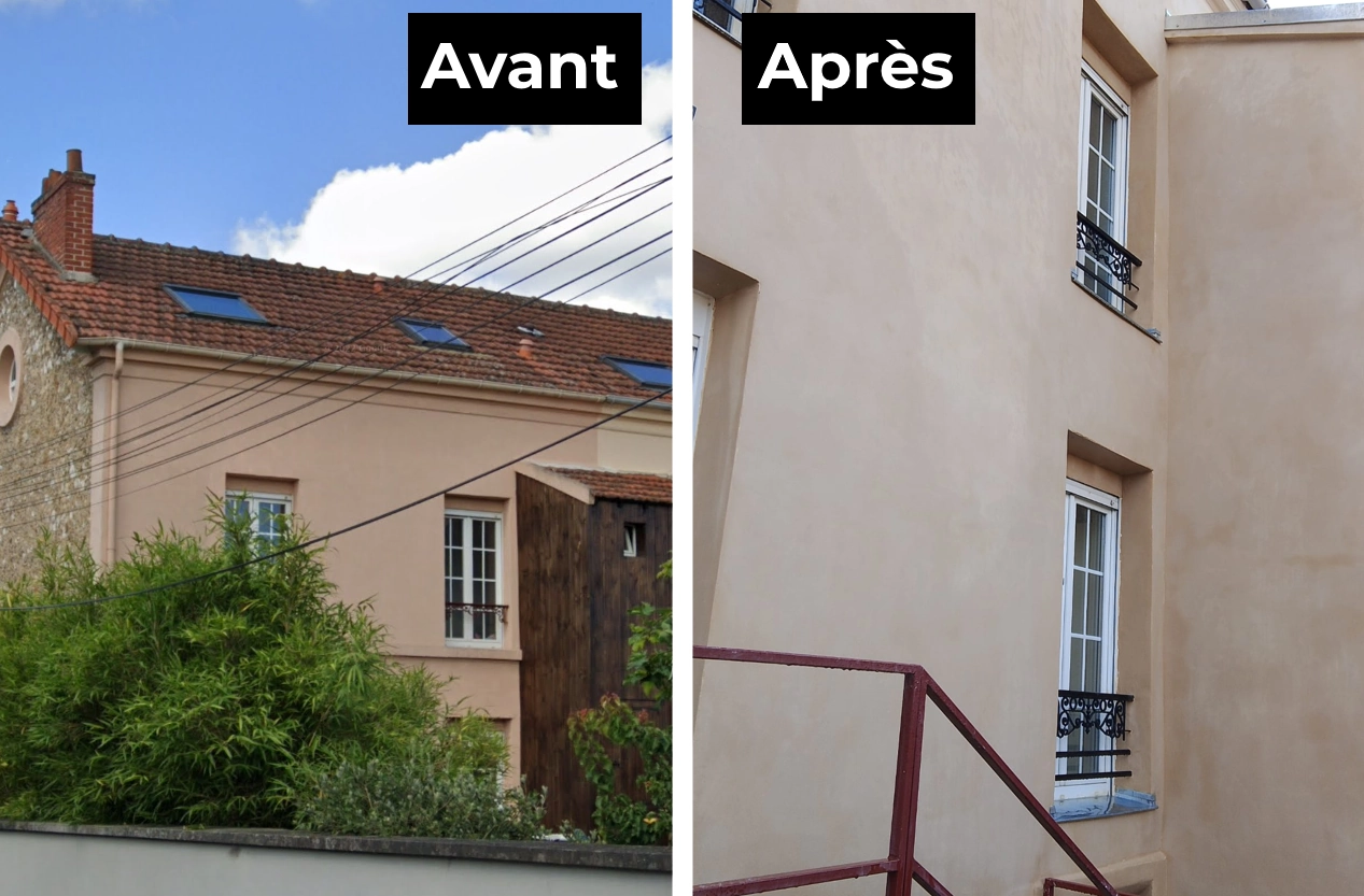 Ravalement extérieur à Montfermeil