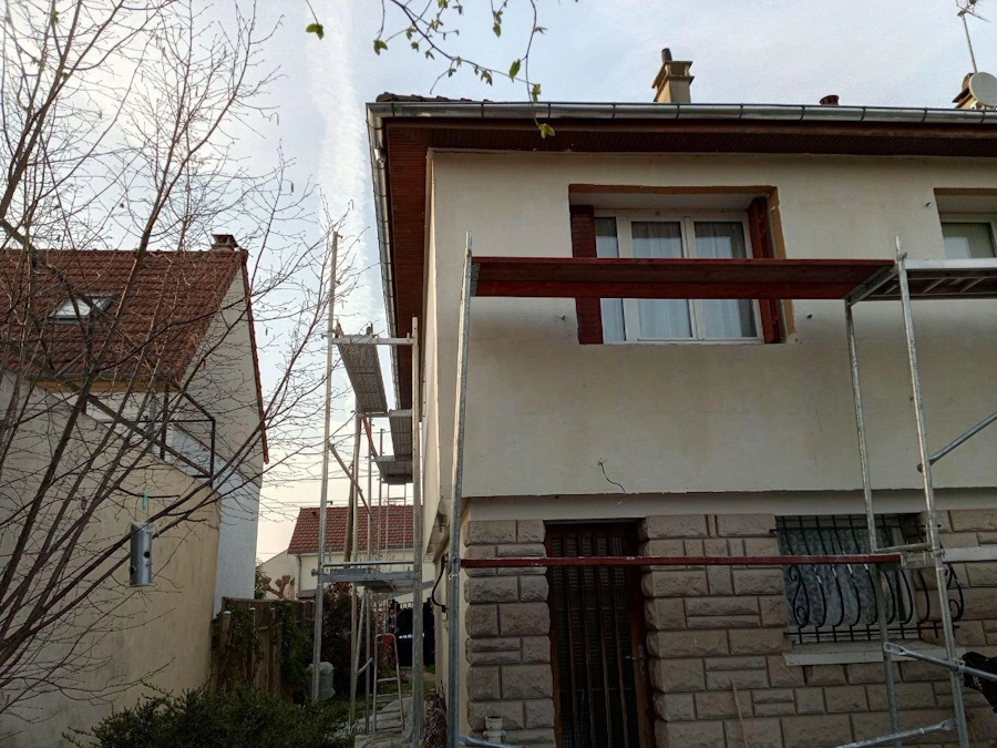 Isolation de facade houilles