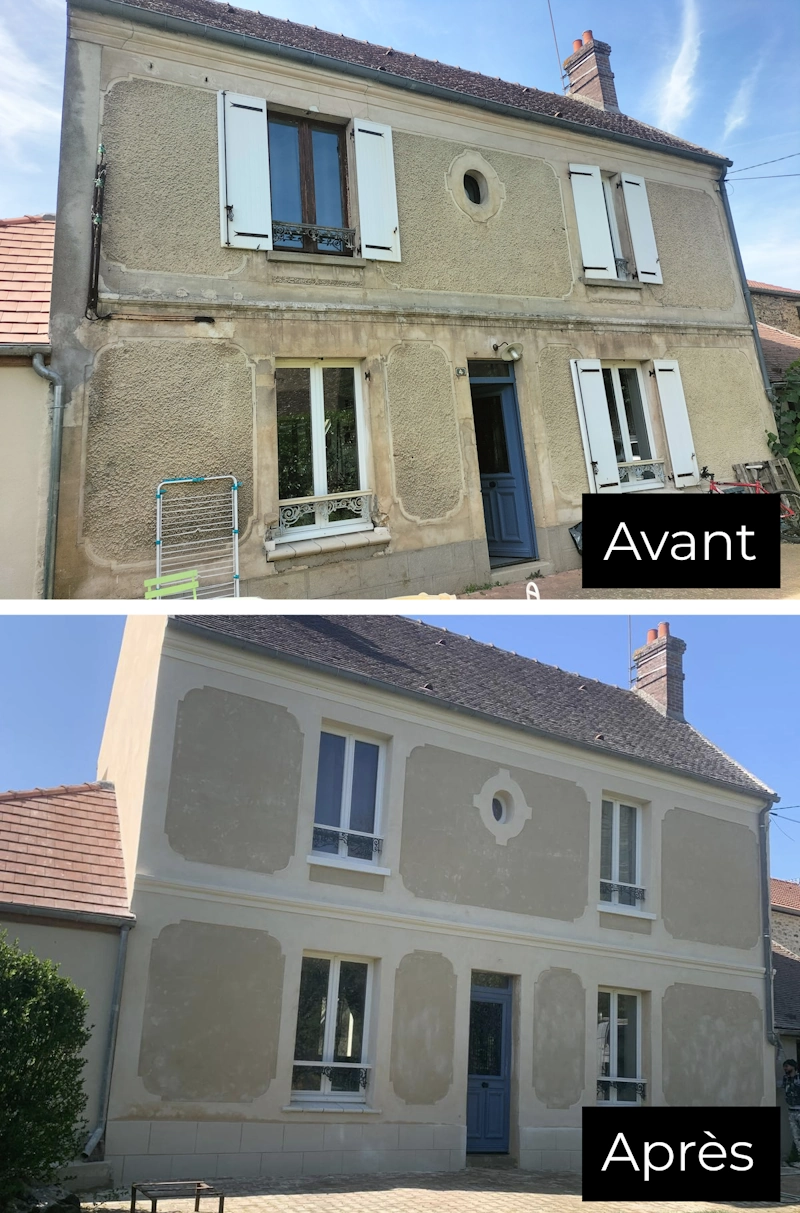 Ravalement de façade Fontenay Trésigny