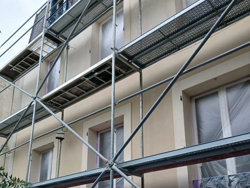 Etapes ravalement de facade