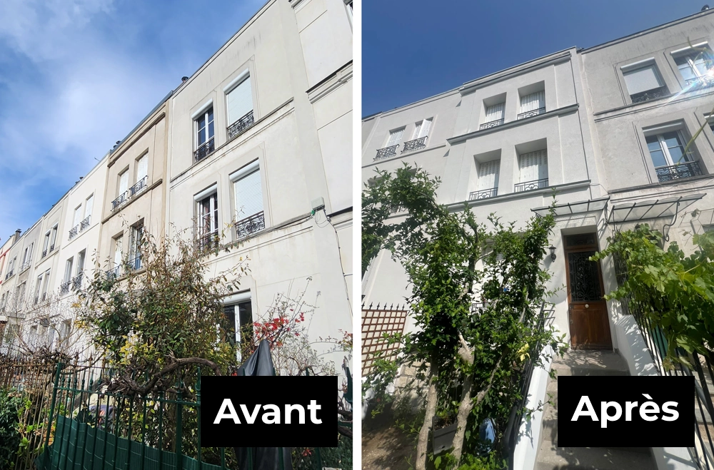Ravalement de façade Paris 13
