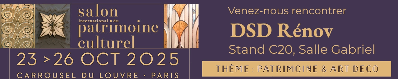 DSD Rénov présente son savoir-faire au Salon International du Patrimoine 2025 Salon du Patrimoine DSD Rénov