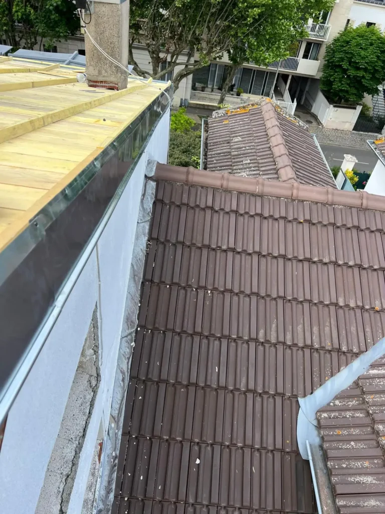 Toiture zinc joint debout 94170