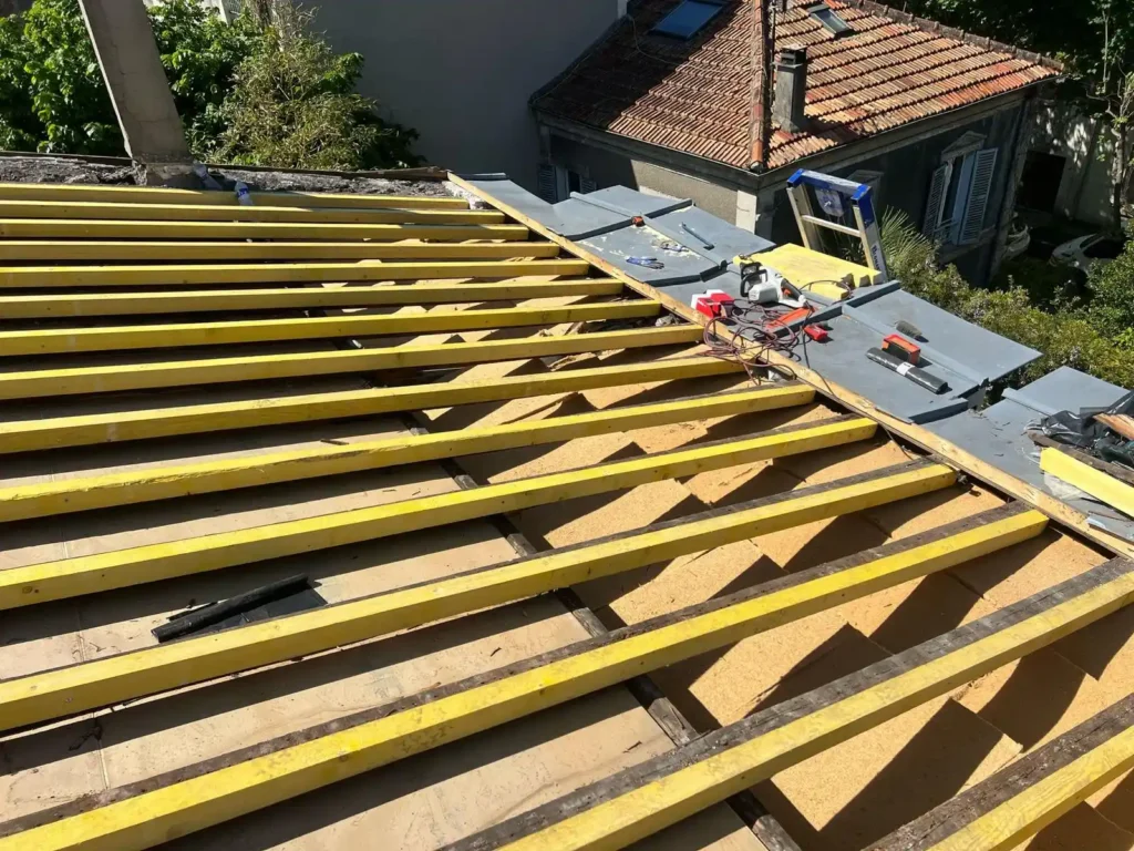 Travaux toiture zinc 94
