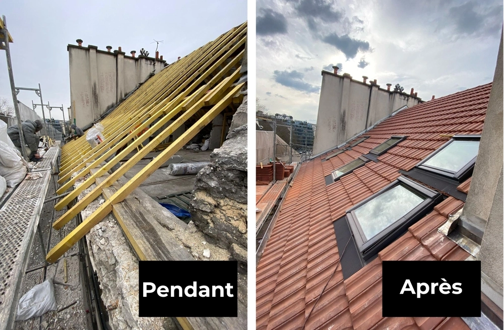 Rénovation de toiture à Paris 5