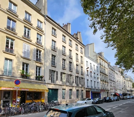 Chantier renovation facade paris 75005 1