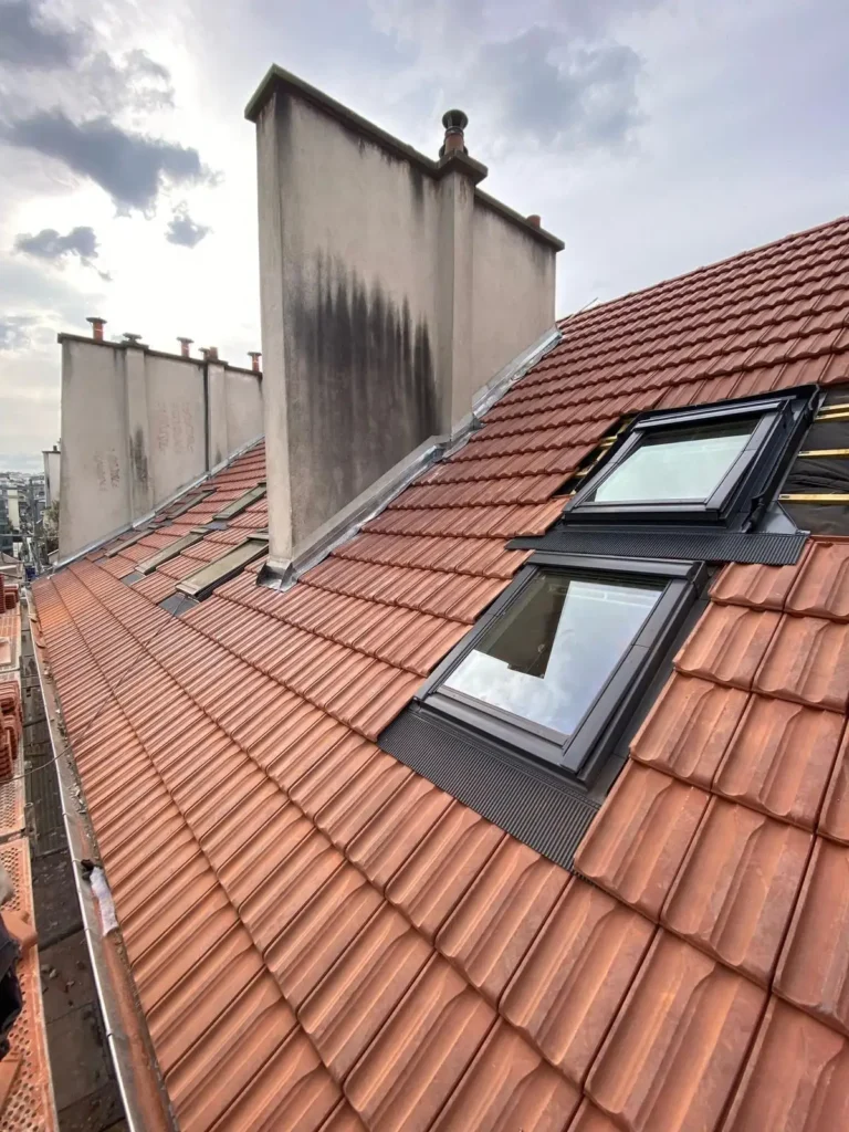 Couverture ossature paris 5e