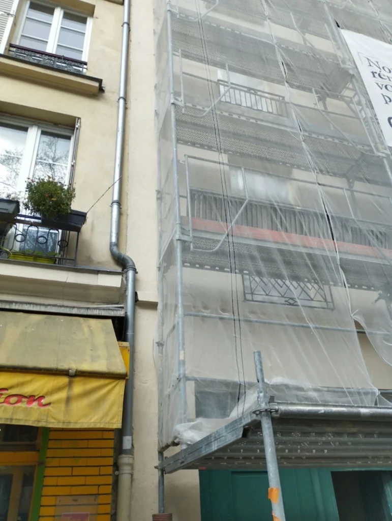 Mur pan de bois paris 5e