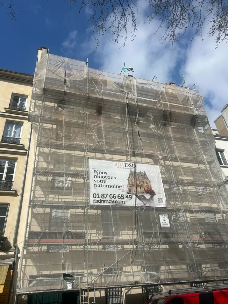 Restauration maison chaux liege paris 5e