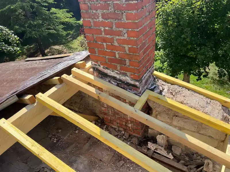 Chantier renovation couverture milon