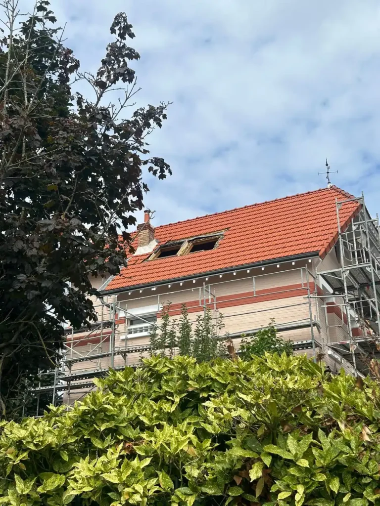 Facade brique propre clamart
