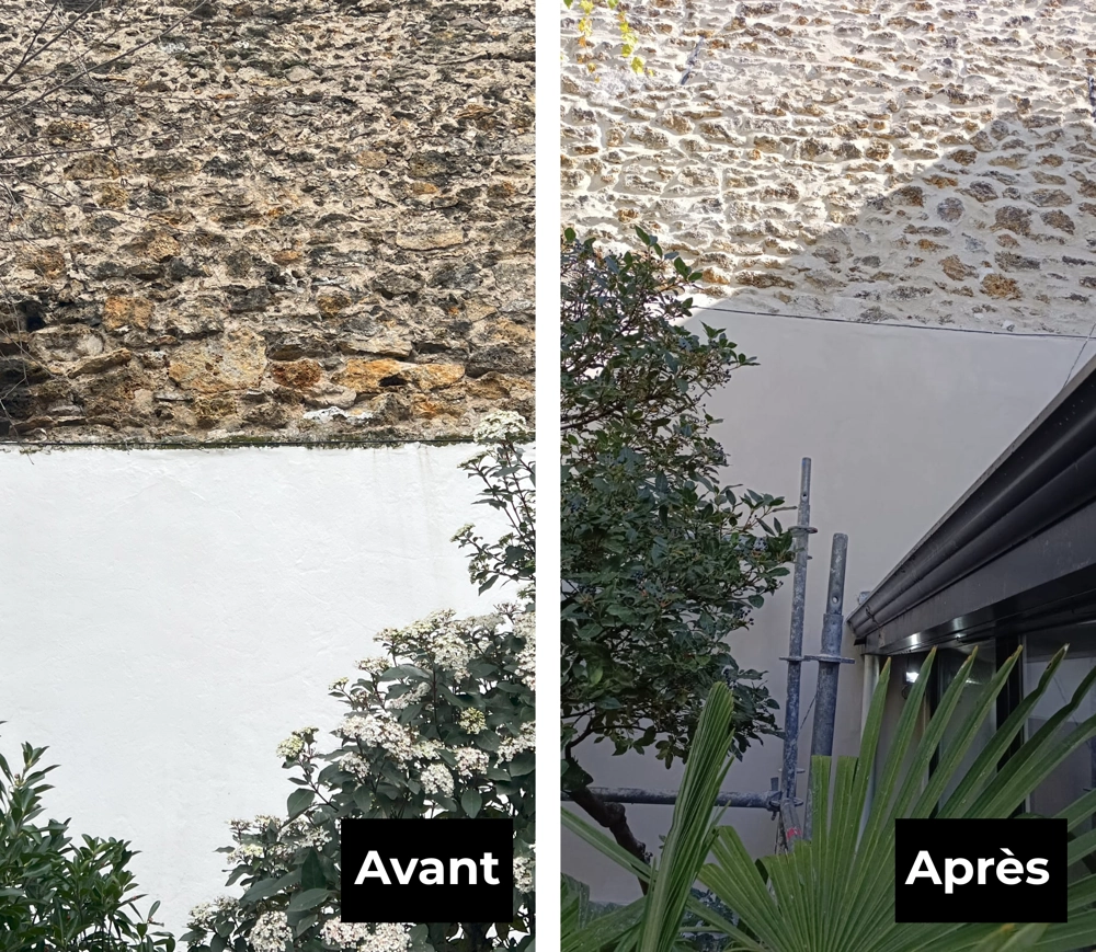 Ravalement paris 18 avant après