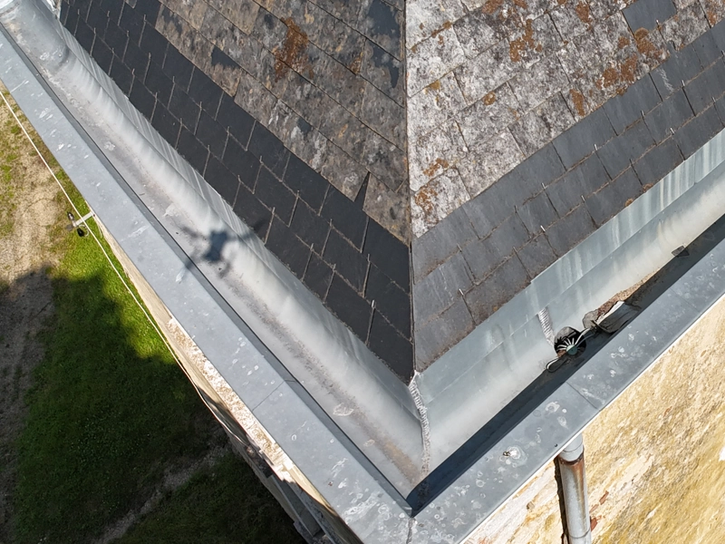 Prix inspection de toiture par drone