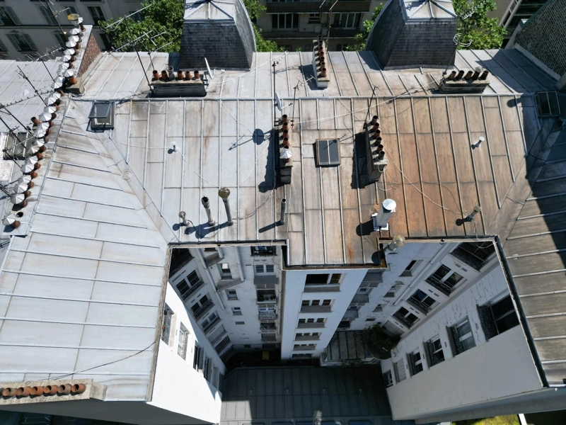 Tarif d'une inspection de toiture par drone