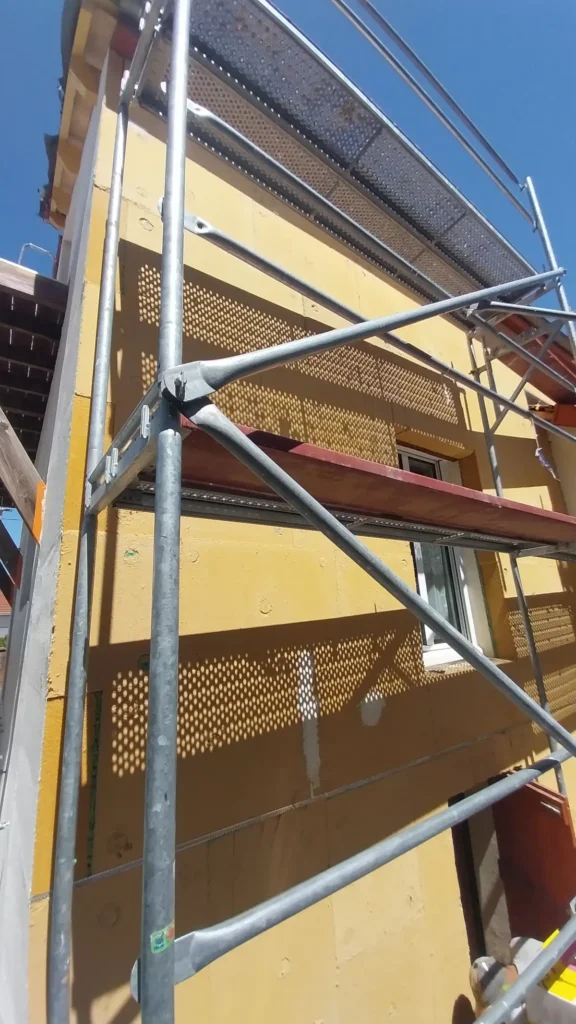 Facade isolation naturelle morsang