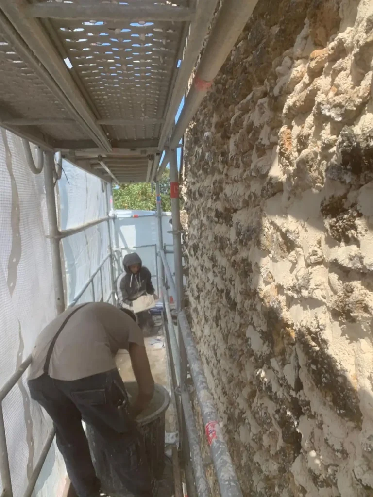 Travaux ravalement facade 75018