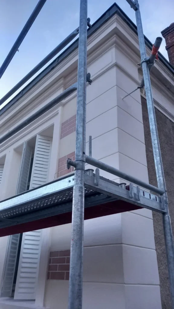 Enduit aerien chaux verrieres le buisson