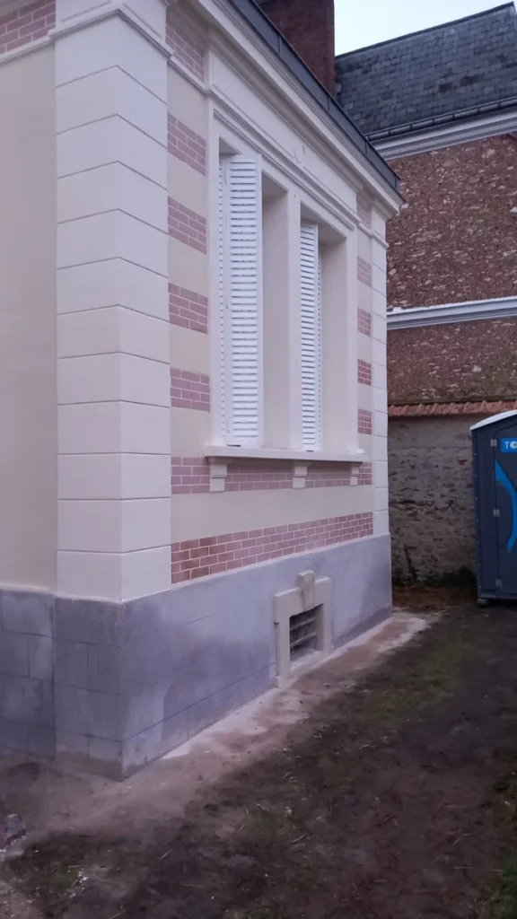 Entretien enduit facade verrieres le buisson