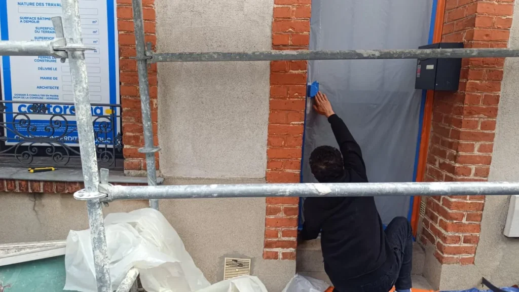 Facade brique renovation meudon