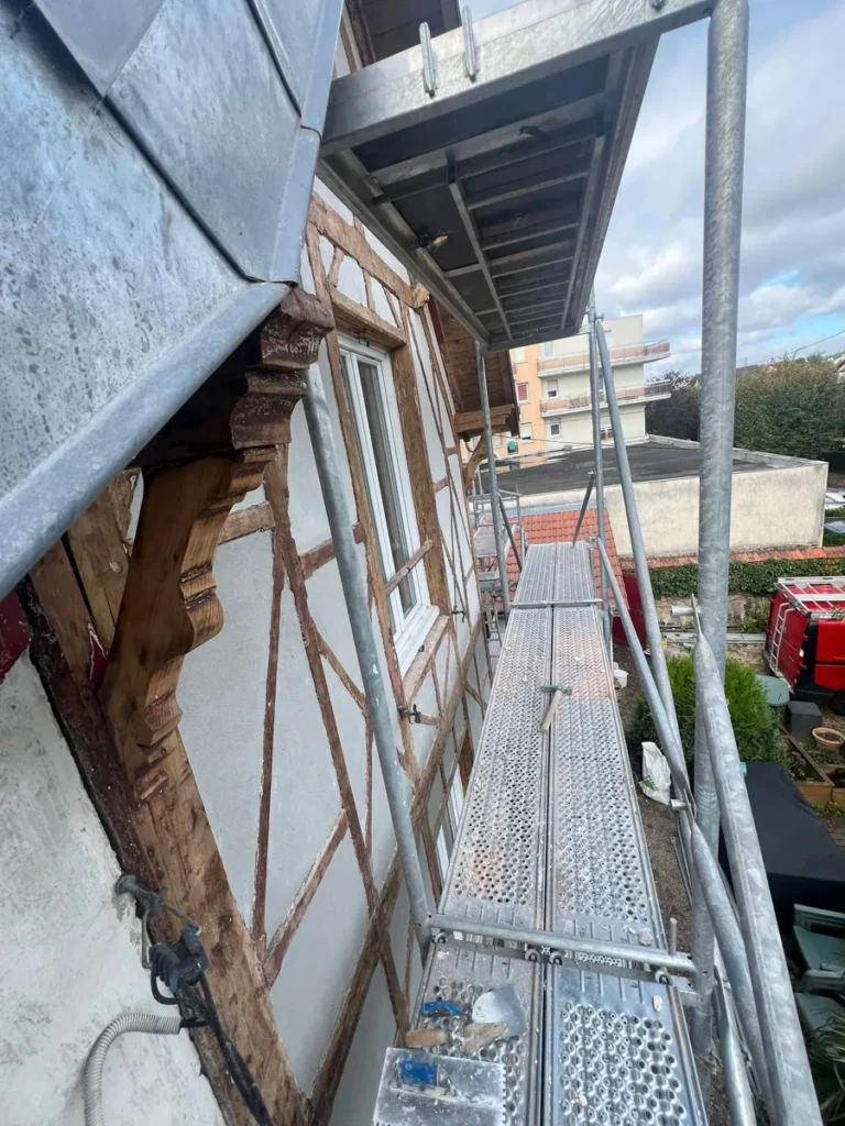Injection resine facade chelles