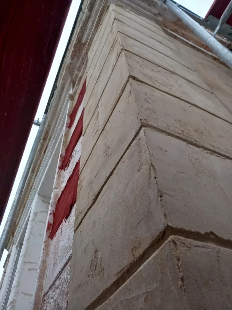Renovation enduit lime verrieres le buisson