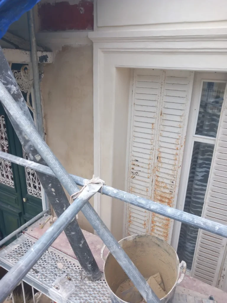 Restauration enduit a la chaux essonne
