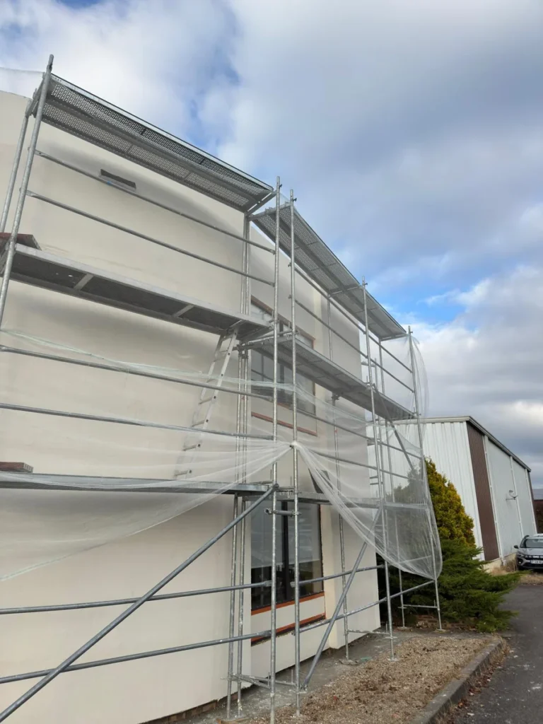 Isolation facade bureaux epone