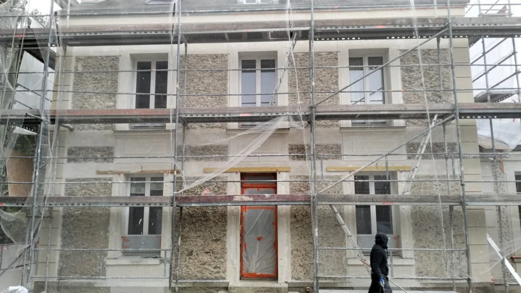 Ravalement facade rambouillet 1
