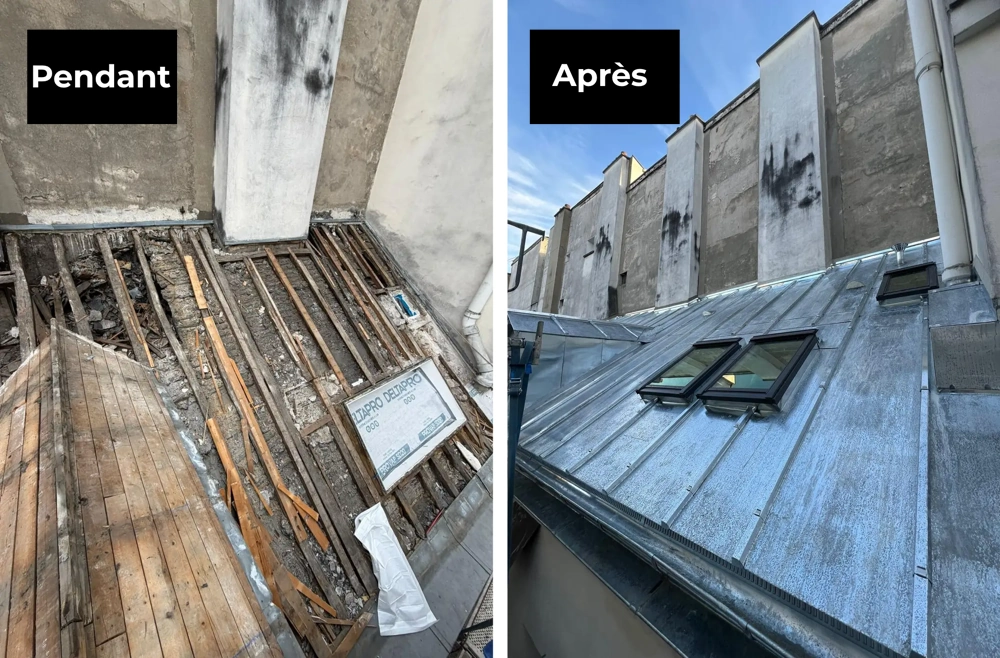 Couvreur zingueur à Paris 10e