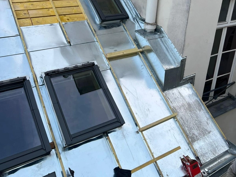 Exemple de devis de toiture zinc
