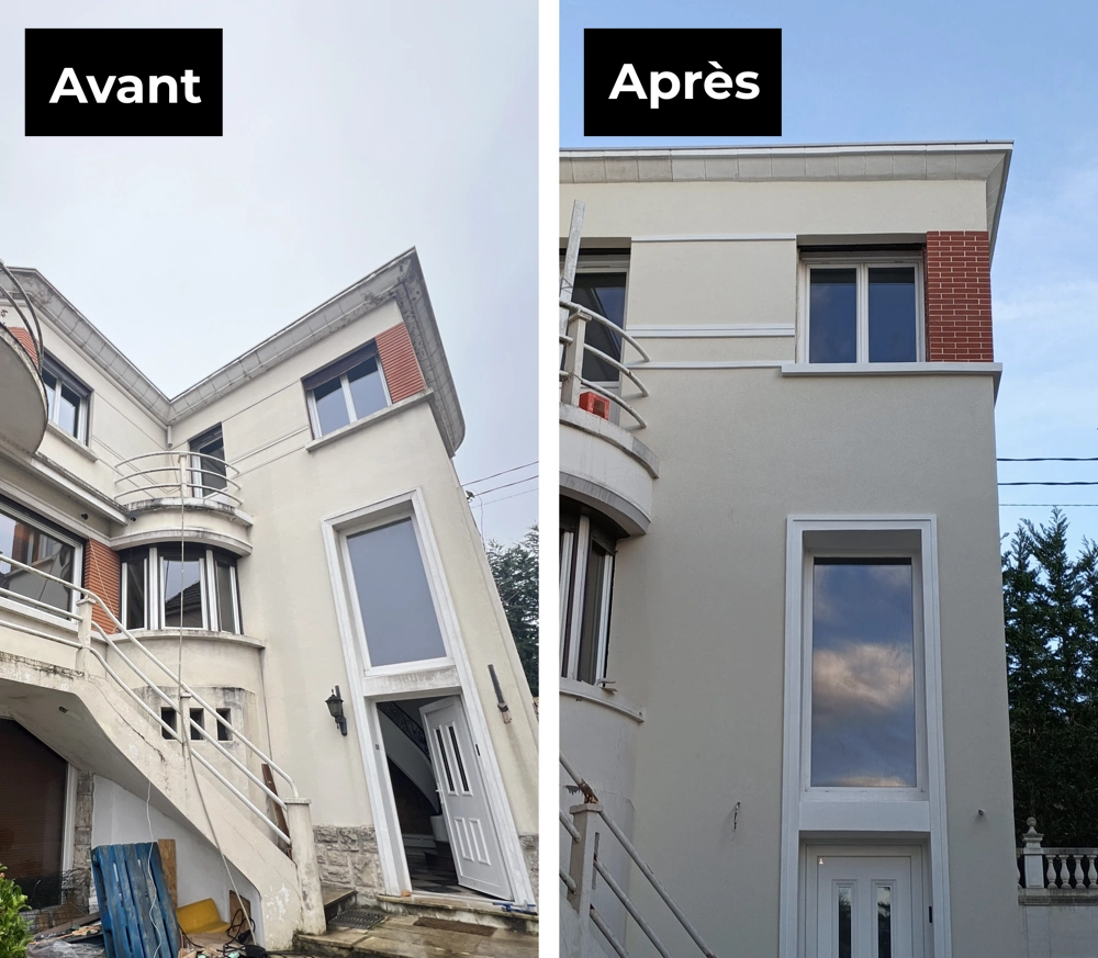 Ravalement maison architecte Val de Marne