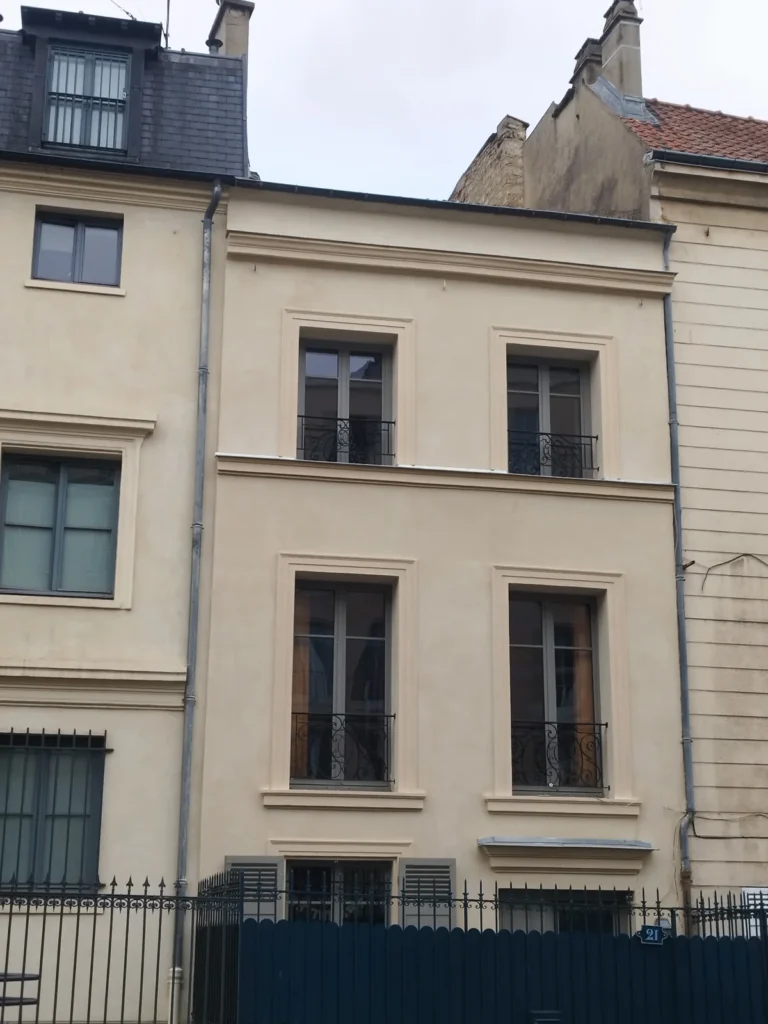 entreprise enduit chaux facade croissy
