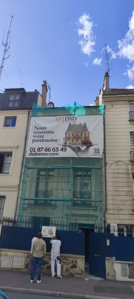 facade avant apres ravalement croissy